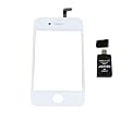 Touch Screen Glass Digitizer for iPhone 4G White & 8 tools plus AGPtek USB all-in-one Card Reader