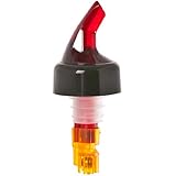 Update International MP-1 Color-Coded Plastic Measured Pourer, 1/2-Ounce, Orange (Case of 12)