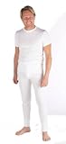 Produkt-Bild: Herren Thermo Unterw&auml;sche Set T-Shirt & Lange Unterhose Wei&szlig; verschiedene Gr&ouml;&szlig;en