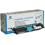 Konica Minolta 1710587-003 Laser Toner Cartridge - Cyan, Works for MagiColor 2490MF, MagiColor 2500 W, MagiColor 2530 DL, MagiColor 2550