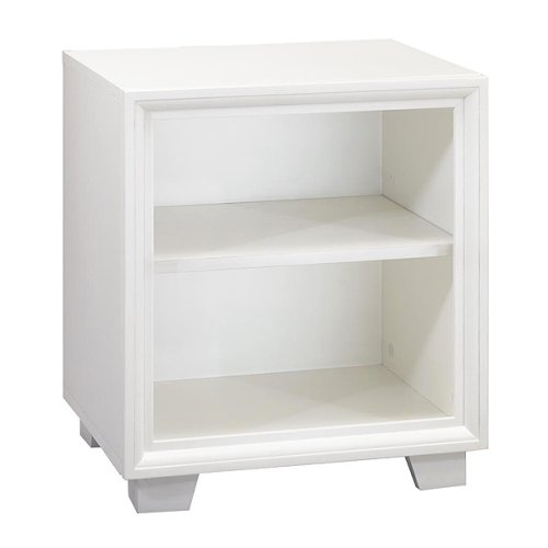 Storage Cube with Shelf – White