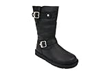UGG &reg; Australia&nbsp;Kensington&nbsp;femme&nbsp;noire&nbsp;en cuir&nbsp;Bottes&nbsp;en peau de mouton&nbsp;5678 - 41