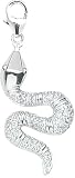 14k Gold Diamond Snake Charm (1/10 cttw)