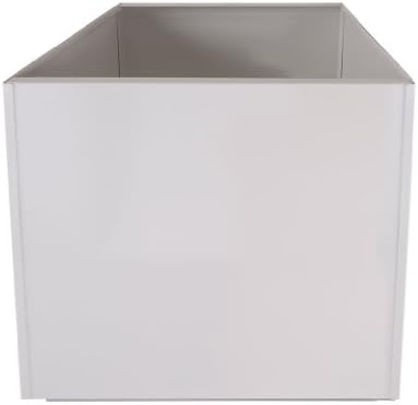 Nice White Planter - Aluminum 16 Inch Square