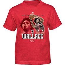 Adidas Chicago Bulls Ben Wallace Youth (Sizes 8-20) Golden Nugget Player T-Shirt Small