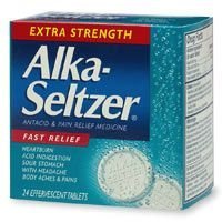 Alka - Seltzer Extra Strength Antacid Relief Effervescent Tablets 24 Ea/ Pack, 2 pack