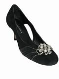 CONSTANCA BASTO Tander Suede Pump in Black