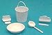 Miniature Chrysnbon Sink Accessories in White