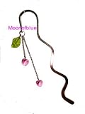 Stylish Swarovski Crystal Heart Bookmark - Pink