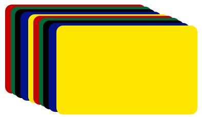 Professional Quality Casino Cut Card, Bridge Size - 5 Colors to Choose from