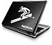 Skier Sports Car Window Wall Laptop Decal Sticker -- Blue 8in X 8.0in Skier Sports Car Window Wall Laptop Decal Sticker -- Blue 8in X 8.0in