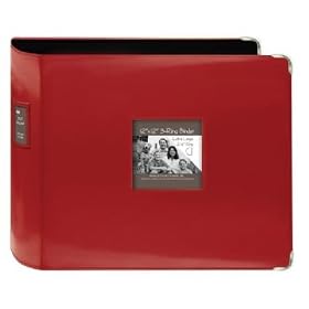 3 Pack 12X12 XL 2.5in DRING SCPBK RED Papercraft, Scrapbooking (Source Book)