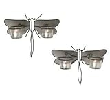 Gorgeous Dragonfly Candle Sconce Set