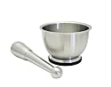 Large Spice Grinder / Mortar and Pestle Set / Molcajete - Fine Stainless Steel Kitchenware for Your Home