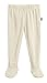 City Threads Unisex Baby Footed Pants 100% Certified Organic Cotton for Newborn and Infants, Oatmeal, 18/24m