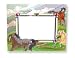 Horse Frolick Stained Glass Picture Frame