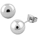 5mm - Inox 316L Stainless Steel Ball Stud Earrings