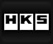 HKS White Sticker Decal