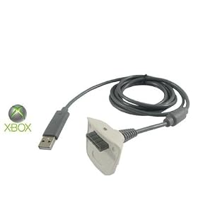 Xbox 360 Charger Cable for Xbox 360 Wireless Gamepad Controller