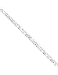 .925 Sterling Silver 4mm Rolo Chain