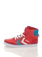 Hummel Zapatillas Stadil Alta (Rojo/Blanco/Azul)