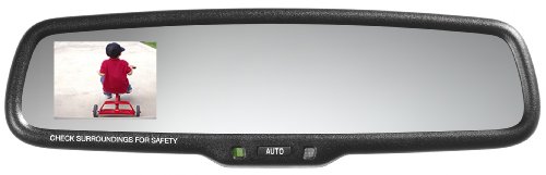 SmartCar and Dodge Sprinter Adapter Bracket and Gentex GENK242 Auto dimming mirror with rear camera display