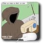 Rich Diesslins Religion Heaven Hell Cartoons - What Ye Reap So Shall Ye Sew - Mouse Pads