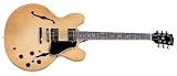 Gibson Custom ES-335 Dot Electric Guitar, Antique Natural, Figured Maple
