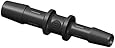 Eldon James C5-4BN Automotive Black Nylon Reduction Coupler, 5/16" Hose Barb to 1/4" Hose Barb (Pack of 10)