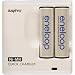 Electronics : Sanyo Eneloop 2 Pack AA NiMH Pre-Charged Rechargeable Batteries w/ Charger