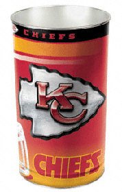 Kansas City Chiefs 15in Waste Basket