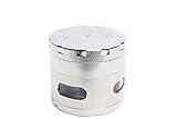 Herb Grinder-Large 4 Piece 2.5" Tobacco Spice Herb Weed Grinder with Pollen Catcher -2.1 Inches Tall-Premium Grade Aluminum