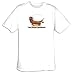 I'm a Proud Owner of a Long Haired Dachshund - Low Rider Funny Dog T-shirt Tee Shirt