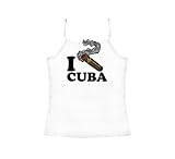 I Love Cuba - Spaghetti Tank T-Shirt