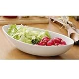 Boat Shaped White Serving Dish