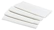 DII Solid Set of 4 Napkins, White
