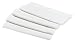 DII Solid Set of 4 Napkins, White