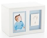 Pearhead 41430 - Babyprints Errinnerungs Box weiß