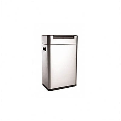 Good Grips Wide Touch 10.5 Gallon Trash Can in Stainless Steel