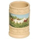 HORSES prairie western TUMBLER bathroom CUP pony NEW by Creative Bath