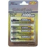 Search : Bower XPB430 Bower AA Rechargeable Battery 3000mah 4 Pack