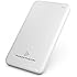 Power Theory&reg; 10000mAh Dual USB Power Bank Externer Akku Ladeger&auml;t sehr Kompakt Mobile Portable Powerbank f&uuml;r Apple iPhone 6, 6 plus, 5, 5s, 5c, 4, 4s, iPad Air, iPad Mini, Samsung Galaxy S5, S4, S3, tablet, smartphone, GoPro (Wei&szlig;)