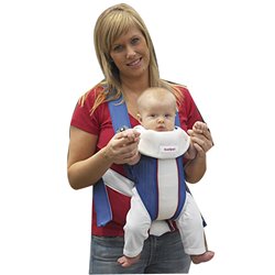 Picture of Babyswede BABYBJoRN Baby Carrier Air- Blue/ White 029011US (Baby Carriers)