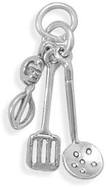 Oxidized Utensil Charm
