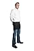Fiumara Apparel 3 Pockets Waist Apron Poly Cotton Commercial Restaurant Kitchen Ideal for Professionals - Black | 12