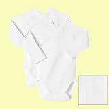 Petit Bateau White Kimono Bodysuit 2-Pack Gift Set, 1M