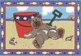 LA Rugs Jade Reynolds Beach Bear 39x58