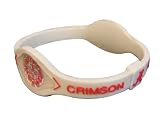 Alabama Crimson Tide Bracelet Wristband WHITE & RED (Large 8