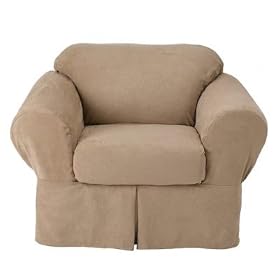 Two Piece Chair Slipcover by Casual Home