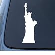 STATUE OF LIBERTY - New York - Vinyl Decal Sticker #1312 | Vinyl Color: White